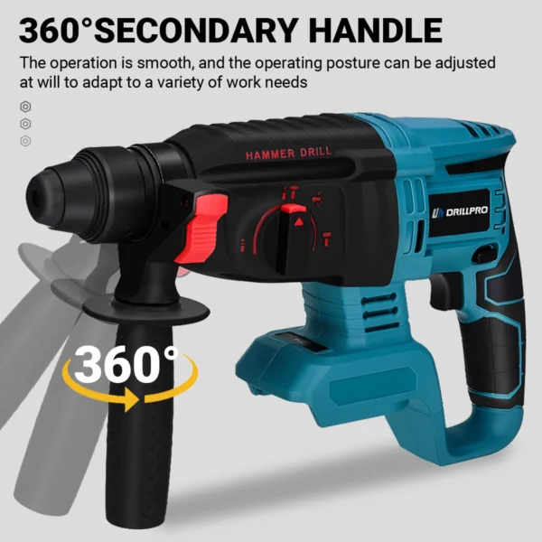 Drillpro 1 Készlet 4 Drillpro 1 Set 800N.M Elektromos Csavarkulcs, Kalapács, Elektromos Fúró, Szögcsiszoló